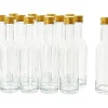 Discount VBS XXL VBS Glasflaschen mit Schraubverschluss, ca. 60 ml, 14 Stück