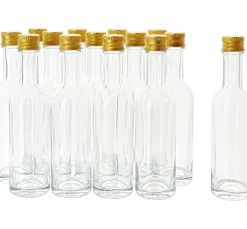 Discount VBS XXL VBS Glasflaschen mit Schraubverschluss, ca. 60 ml, 14 Stück