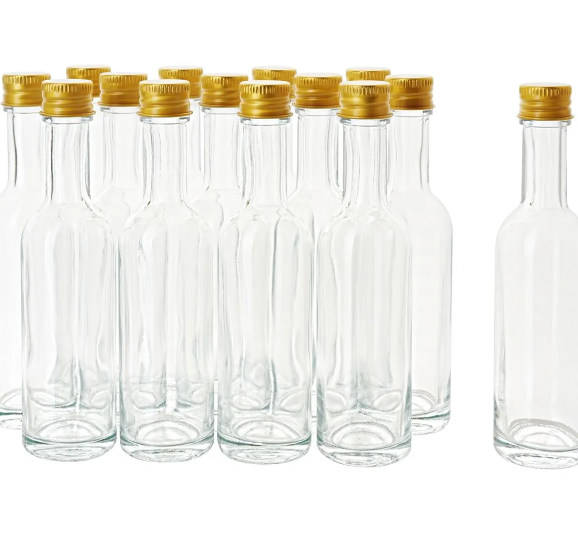 Discount VBS XXL VBS Glasflaschen mit Schraubverschluss, ca. 60 ml, 14 Stück
