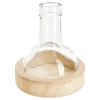 Outlet VBS Glashaube Flasche mit Holzboden