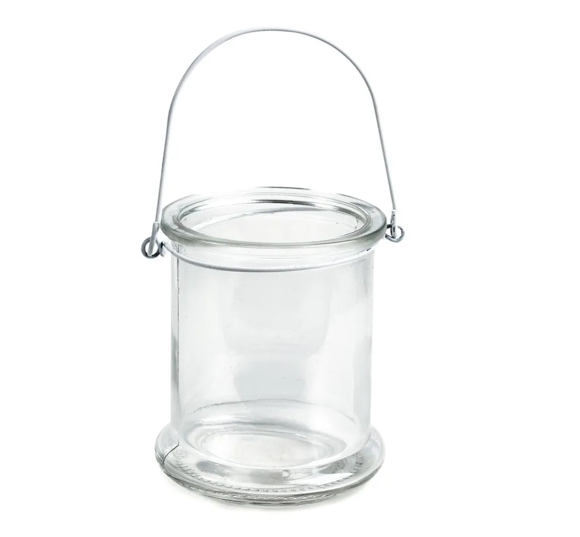 Clearance VBS Glaslaterne mit Metallbügel