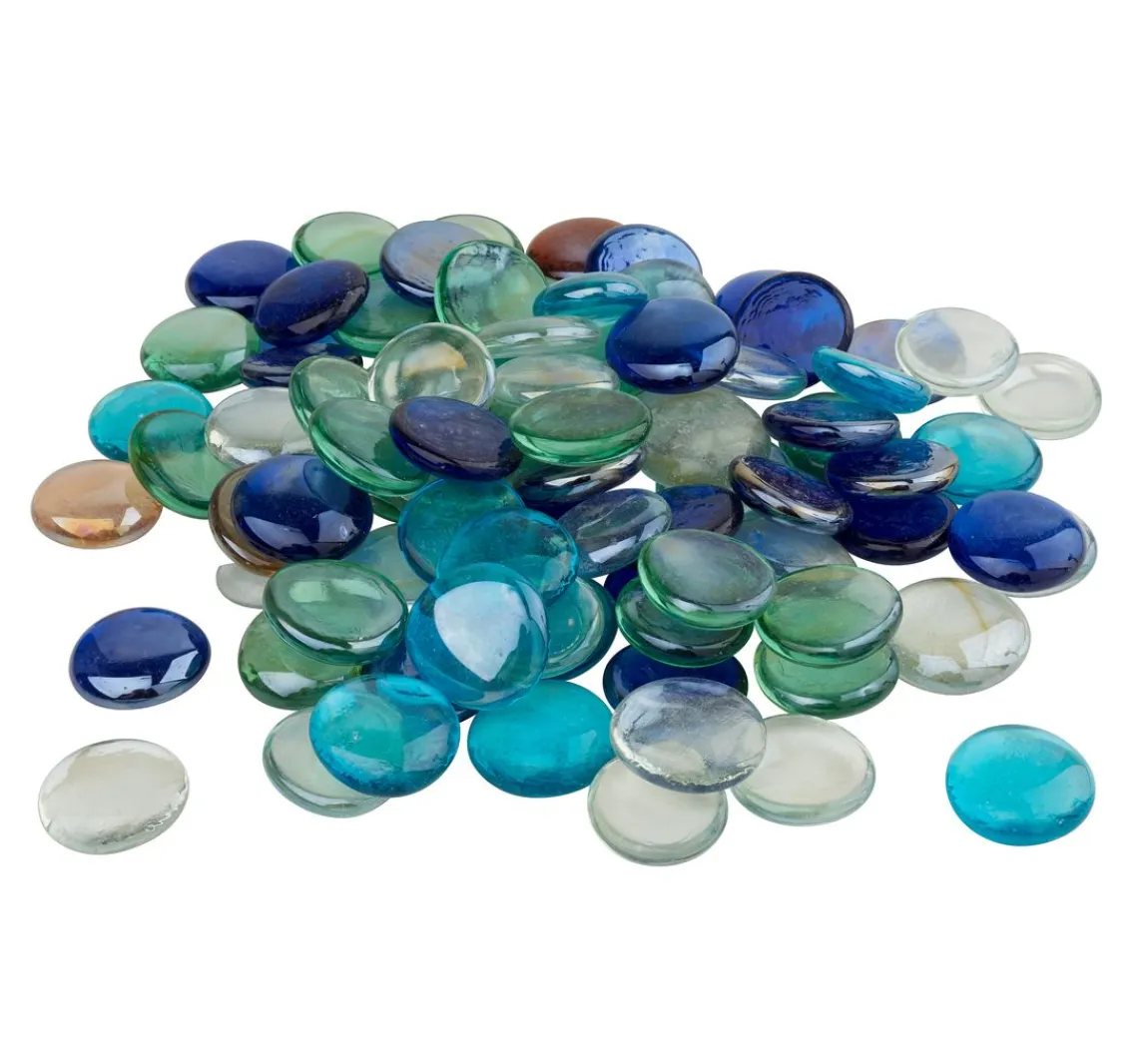 Outlet VBS XXL VBS Glas-Muggelsteine "Bunt", 1 kg