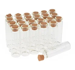 Clearance VBS XXL VBS Glasröhrchen mit Korken "7 cm", 24 Stück