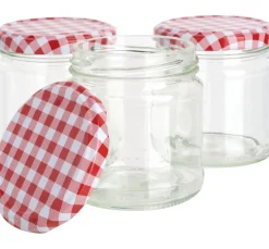 Clearance VBS Gläser mit Schraubdeckel "Rund", 170 ml