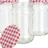 Sale VBS Gläser mit Schraubdeckel "Rund", 270 ml
