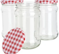 Sale VBS Gläser mit Schraubdeckel "Rund", 270 ml