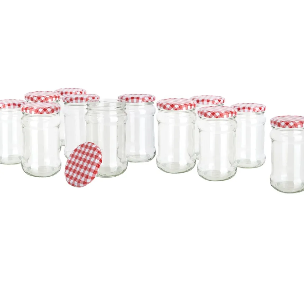 Sale VBS Gläser mit Schraubdeckel "Rund", 270 ml