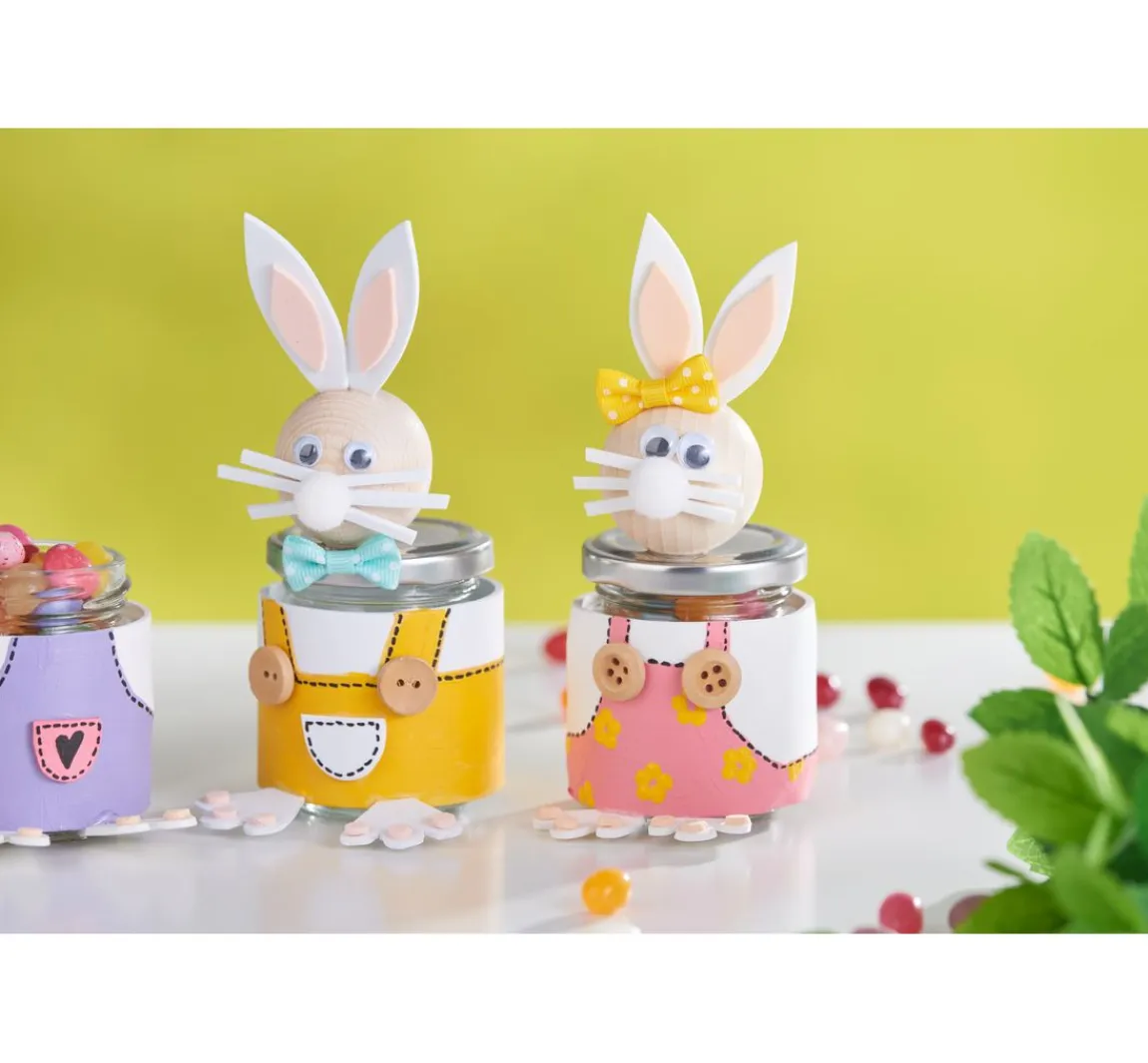 Discount VBS XXL VBS Gläser mit Schraubdeckel "Rund", 100 ml, 12 Stück
