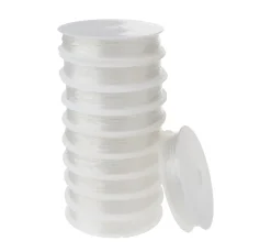 Online VBS XXL VBS Gummikordeln "Magic Stretch", Transparent, 1 mm, 10 Rollen à 4 m