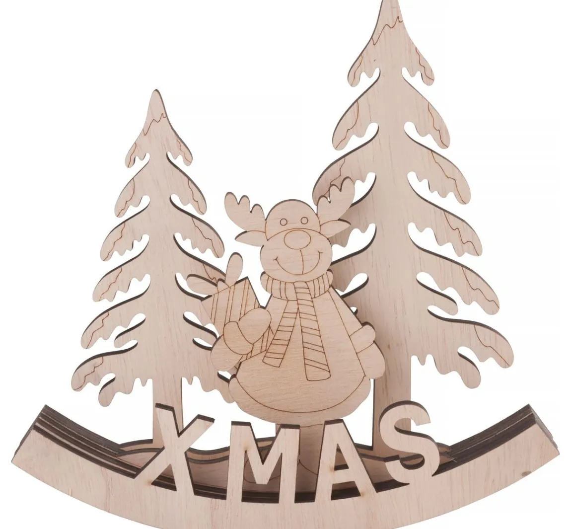 Online VBS Holz Deko-Bogen "X-MAS"