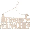 Online VBS Holz-Anhänger / Schriftzug "Frohe Weihnachten"