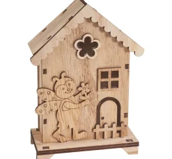 Best VBS Holzbausatz Haus "Frühlingsbote"