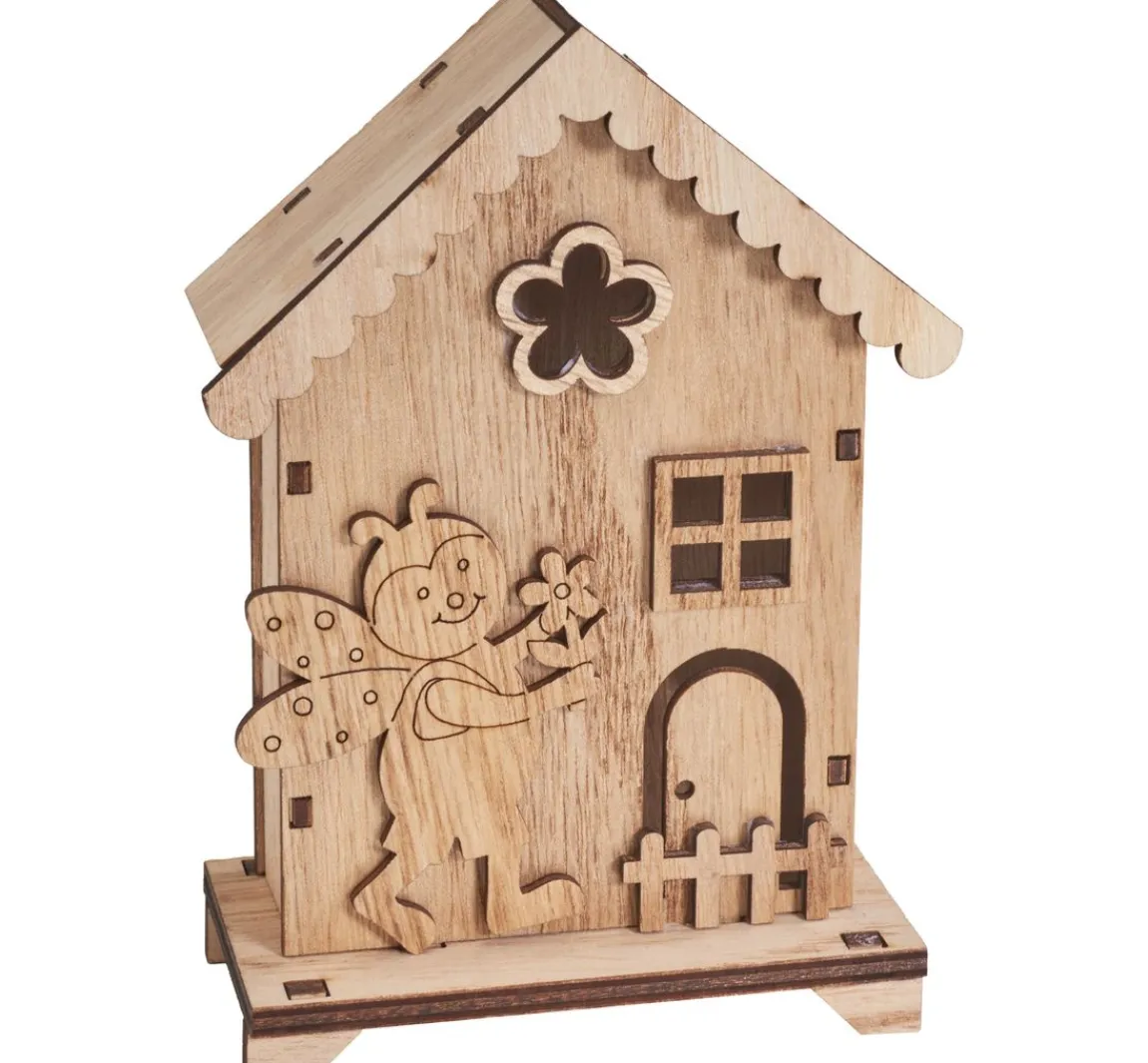 Best VBS Holzbausatz Haus "Frühlingsbote"