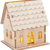 Hot VBS Holzbausatz "Haus", inkl. LED