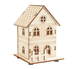 VBS Holzbausatz "Haus mit Zaun"