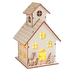 Sale VBS Holzbausatz "Haus mit Turm", inkl. LED