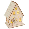 Discount VBS Holzbausatz "Haus mit Schneemann", inkl. LED