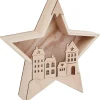 Best VBS Holzbausatz "Holzstern mit Häuserfront"
