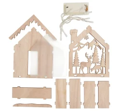 VBS Holzbausatz "Lichterhaus", inkl. Beleuchtung