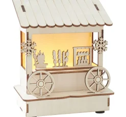 Hot VBS Holzbausatz "Markt-Verkaufsstand", inkl. LED