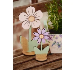 Hot VBS Holz-Blume 