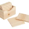 Hot VBS Holzbox mit 6 Untersetzern