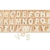 Hot VBS Holz-Buchstaben-Set "Sortiert - Natur", 130 Stück