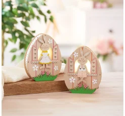 Sale VBS Holz-Ei mit LED