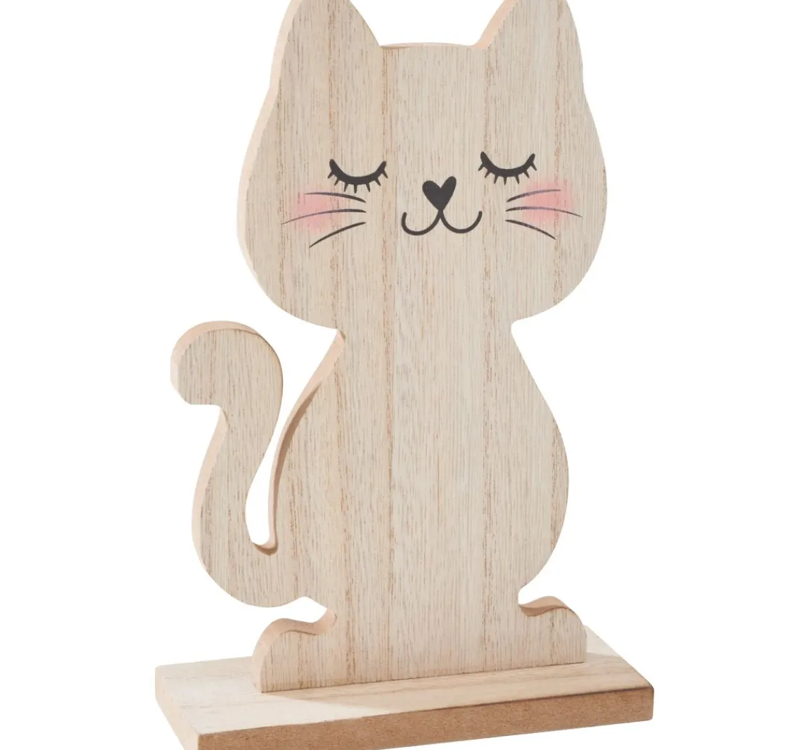 Sale VBS Holz-Figur "Katze"
