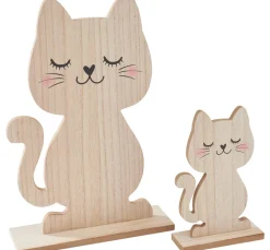 Sale VBS Holz-Figur "Katze"