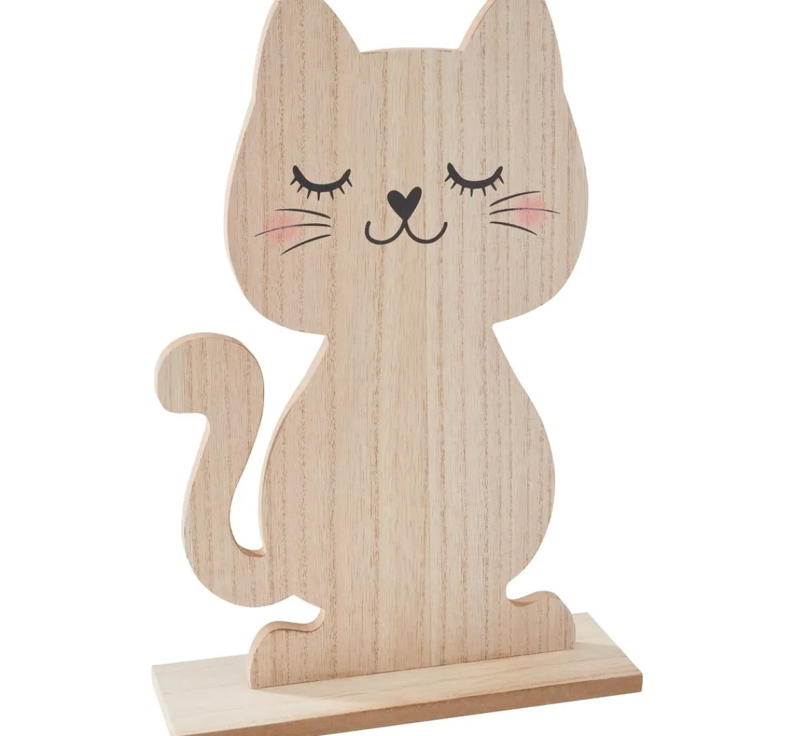 Sale VBS Holz-Figur "Katze"