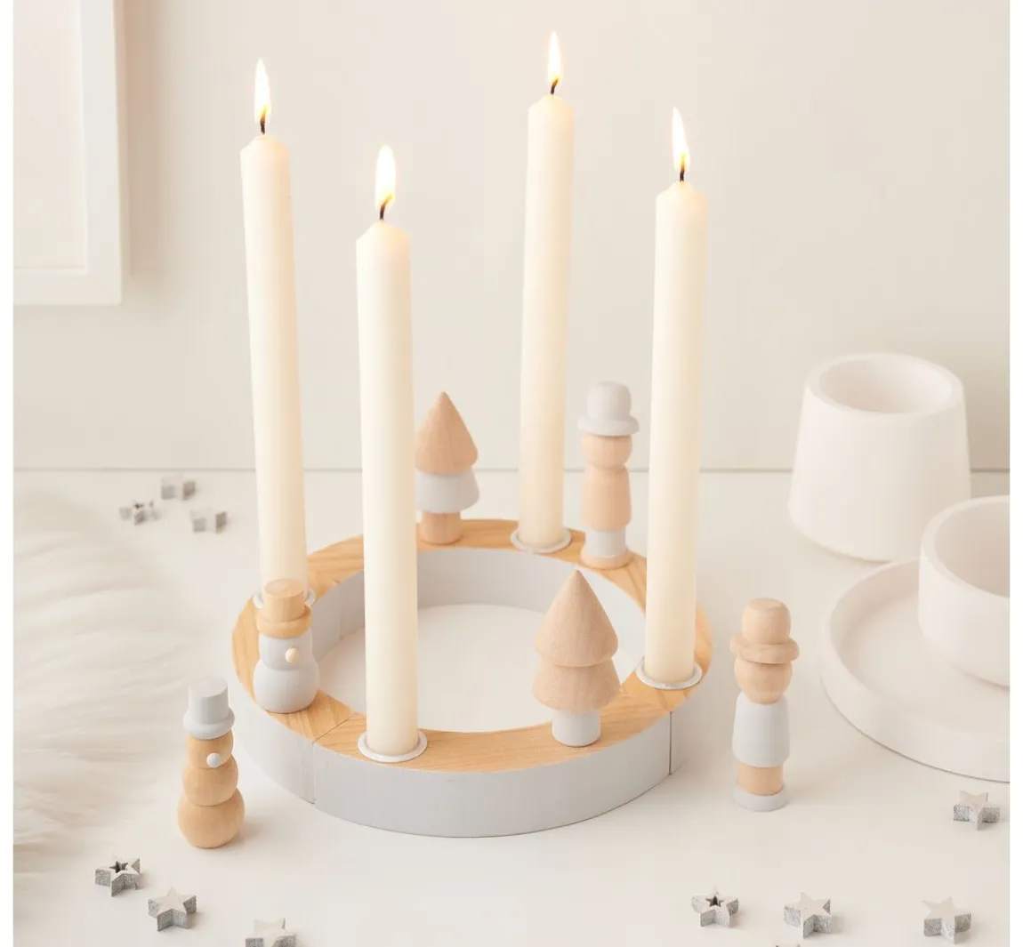 Outlet VBS Holz-Figuren mit Hut