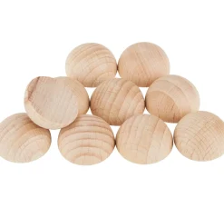 Discount VBS Holz-Halbkugeln ohne Bohrung, 10 Stück