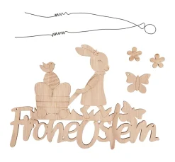 Discount VBS Holz-Hänger "Frohe Ostern"