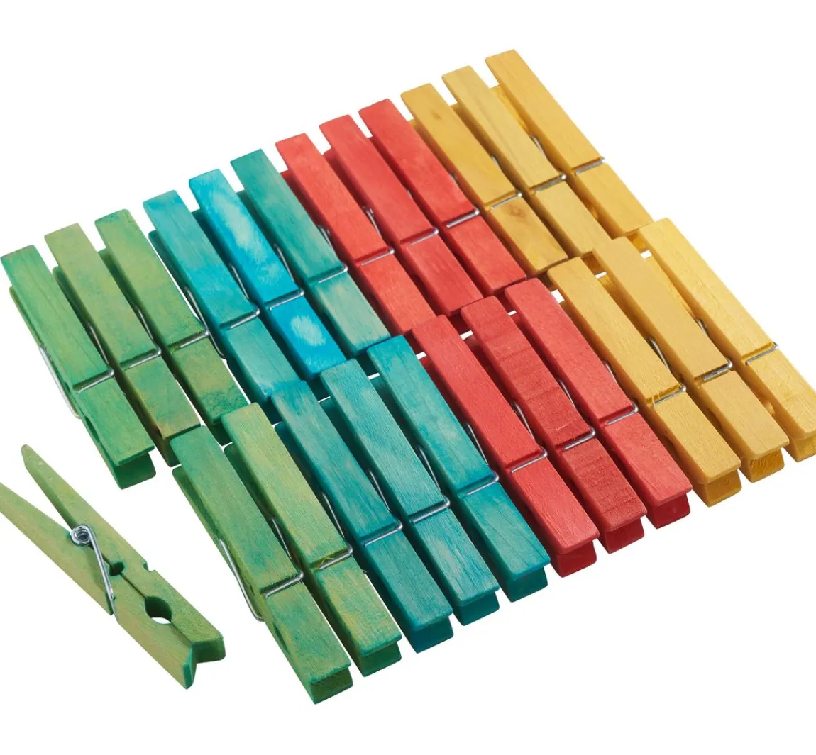 Clearance VBS Holzklammern "Bunt"