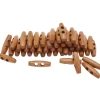 Clearance VBS XXL VBS Holz-Knebelknöpfe, 50 Stück