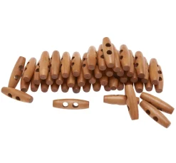 Clearance VBS XXL VBS Holz-Knebelknöpfe, 50 Stück