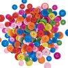 Clearance VBS XXL VBS Holzknöpfe "Farben & Größen-Mix"