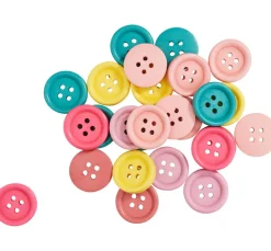 Clearance VBS Holzknöpfe "Pastellmix"