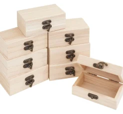 Outlet VBS Holzkästchen, 8 Stück, 10 x 3,8 x 5,9 cm