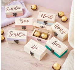 Outlet VBS Holzkästchen, 8 Stück, 10 x 3,8 x 5,9 cm