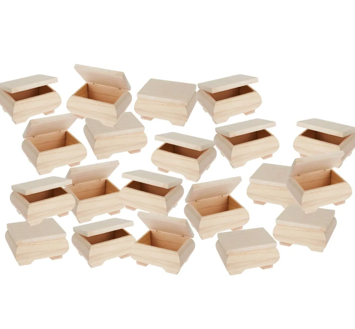 Sale VBS XXL VBS Holzkästchen "Bauchig", 20 Stück