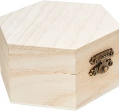 Clearance VBS Holzkästchen, 6-eckig
