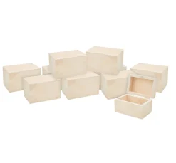 Outlet VBS XXL VBS Holzkästchen mit Magnetverschluss, 10 Stück