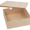 Discount VBS Holzkästchen "Quadrat" mit losem Deckel