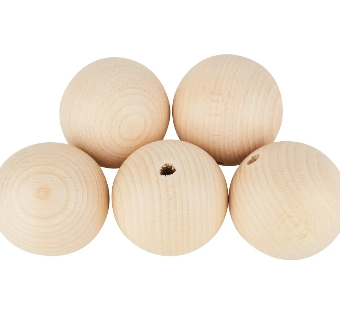 Discount VBS Holzkugeln durchgebohrt "Ø 70 mm"