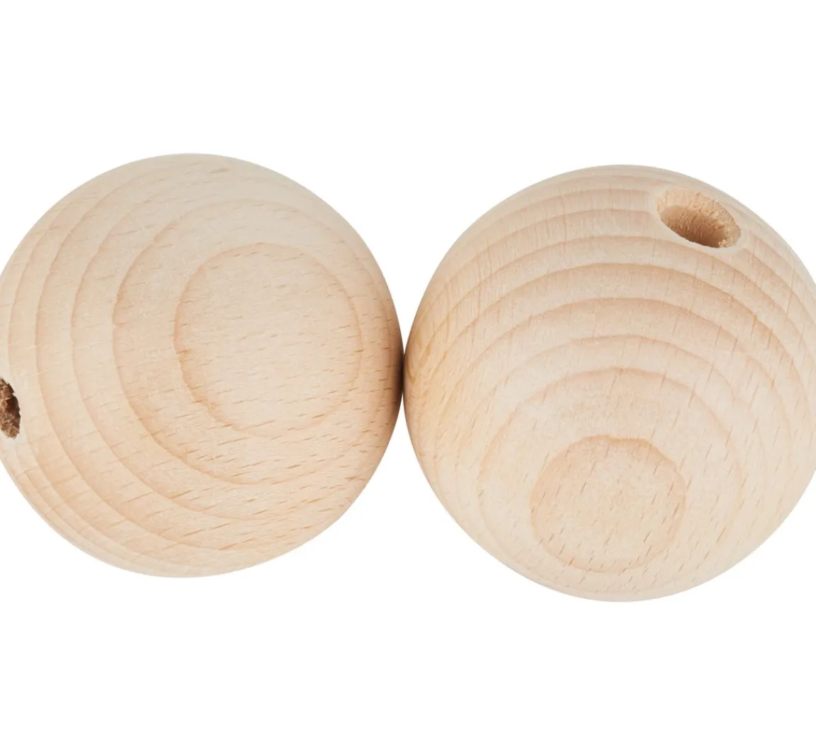 Discount VBS Holzkugeln durchgebohrt "Ø 60 mm"