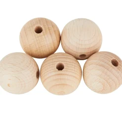Outlet VBS Holzkugeln durchgebohrt "Ø 30 mm"