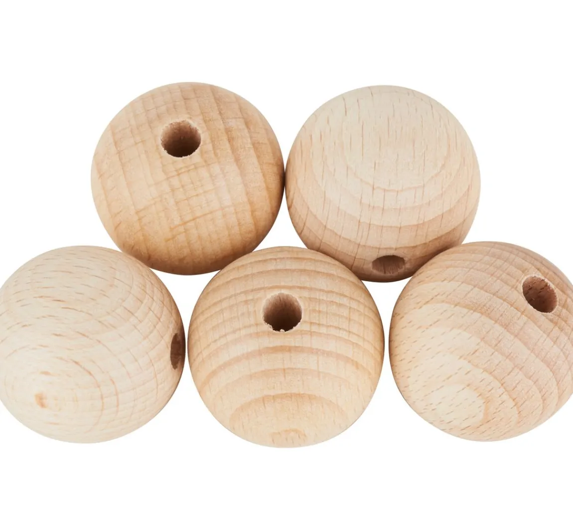 Outlet VBS Holzkugeln durchgebohrt "Ø 30 mm"