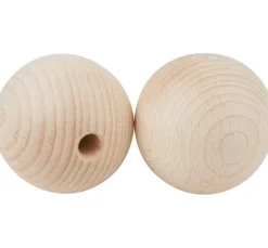 New VBS Holzkugeln halbgebohrt "Ø 60 mm"